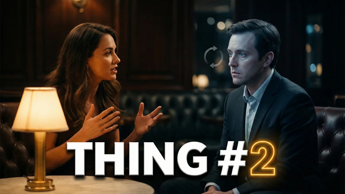 Man not listening to his date, making the waiting face