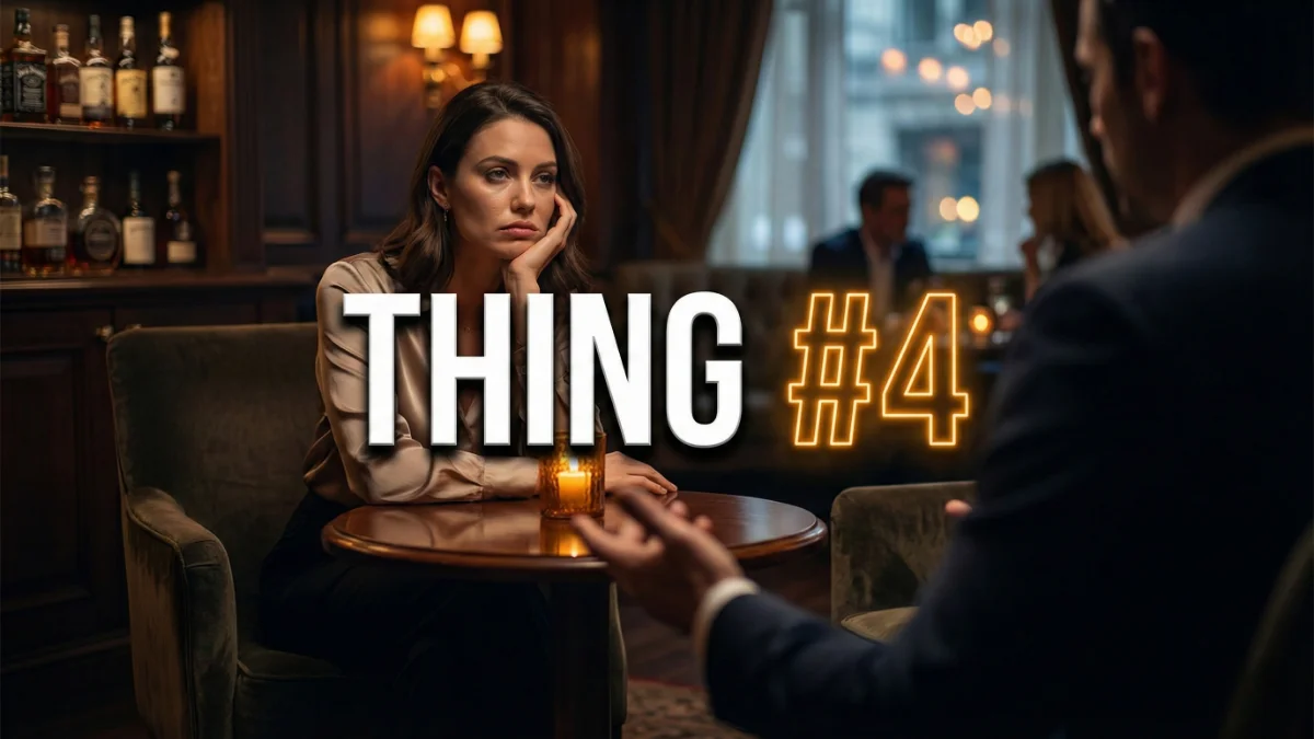 Bored woman on a date suffering from decision fatigue